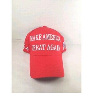 Red "Make America Great Again" Embroidered Cap — Classic Campaign Hat